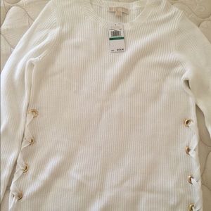 Michael Kors White Knit Sweater